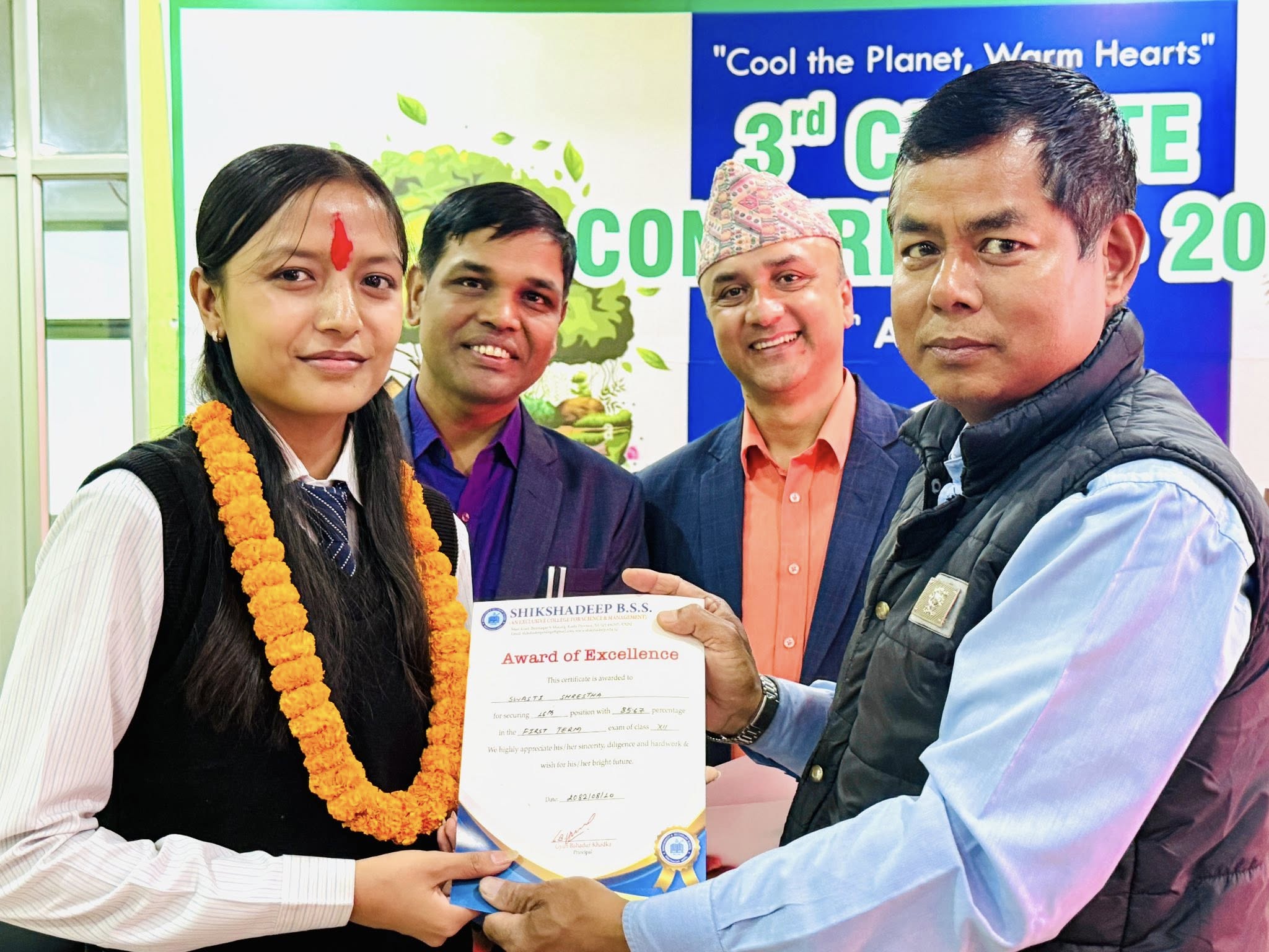 Prize Distribution & Felicitation Program 2082 1st Term Result Class 12 Science